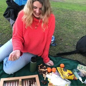 Bright pink women’s Sweater